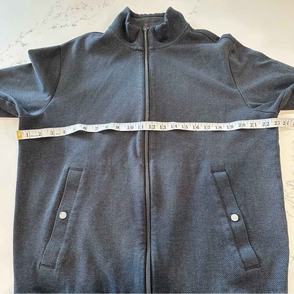Hart Schaffner Marx Charcoal Zip-Up Jacket - Picture 12 of 12